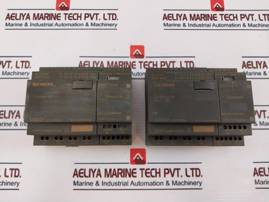 Siemens 6ed1 052-2md00-0ba6/ 6ed1 055-1mb00-0ba1 Logo! 12/24rco Logic Module