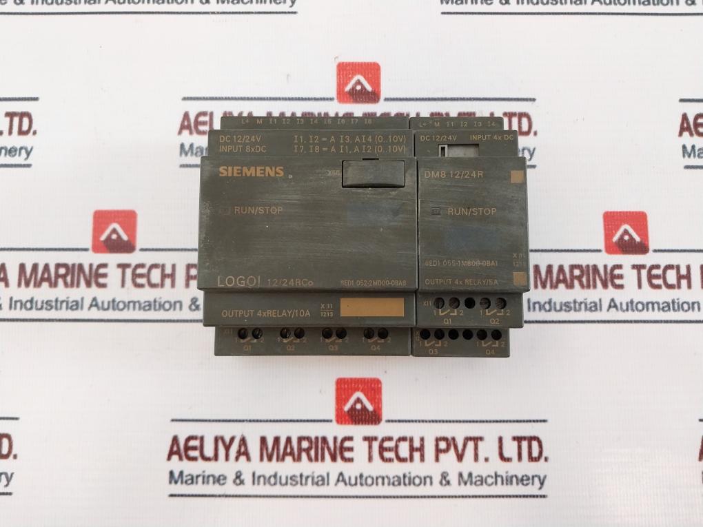 Siemens 6ed1 052-2md00-0ba6/ 6ed1 055-1mb00-0ba1 Logo! 12/24rco Logic Module