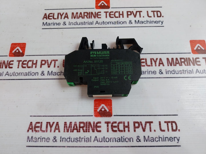 Murr Elektronik 51120 Interface Relay Module 50/60Hz 86143
