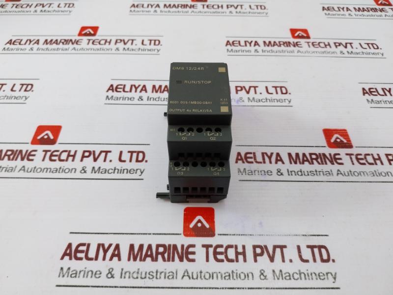 Siemens6Ed1 055-1Mb00-0Ba1 Logo! Dm8 12/24R Expansion Module 4Xrelay Output 5A