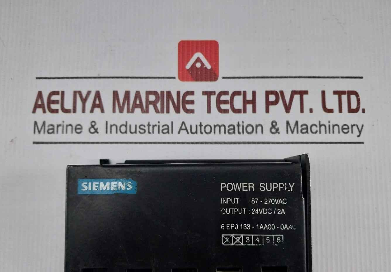 Siemens 6ep0 133-1aa00-0aa0 Power Supply 87-270vac/2a