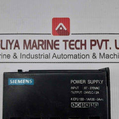 Siemens 6ep0 133-1aa00-0aa0 Power Supply 87-270vac/2a