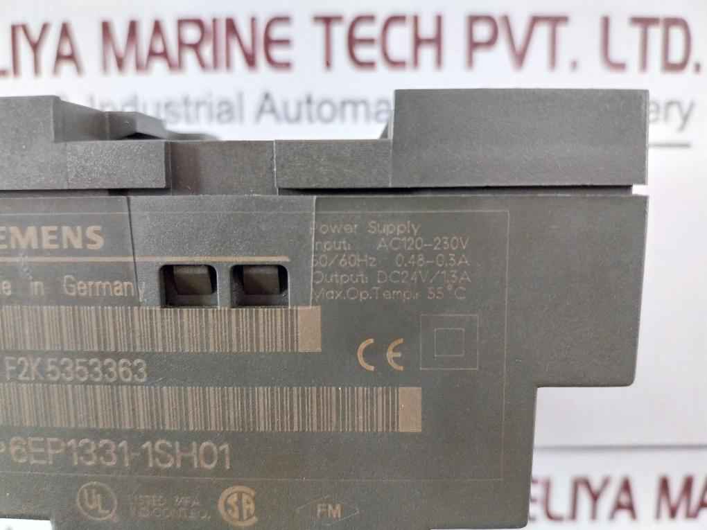 Siemens 6ep1 331-1sh01 Power Supply 50/60hz 0.48-0.3a