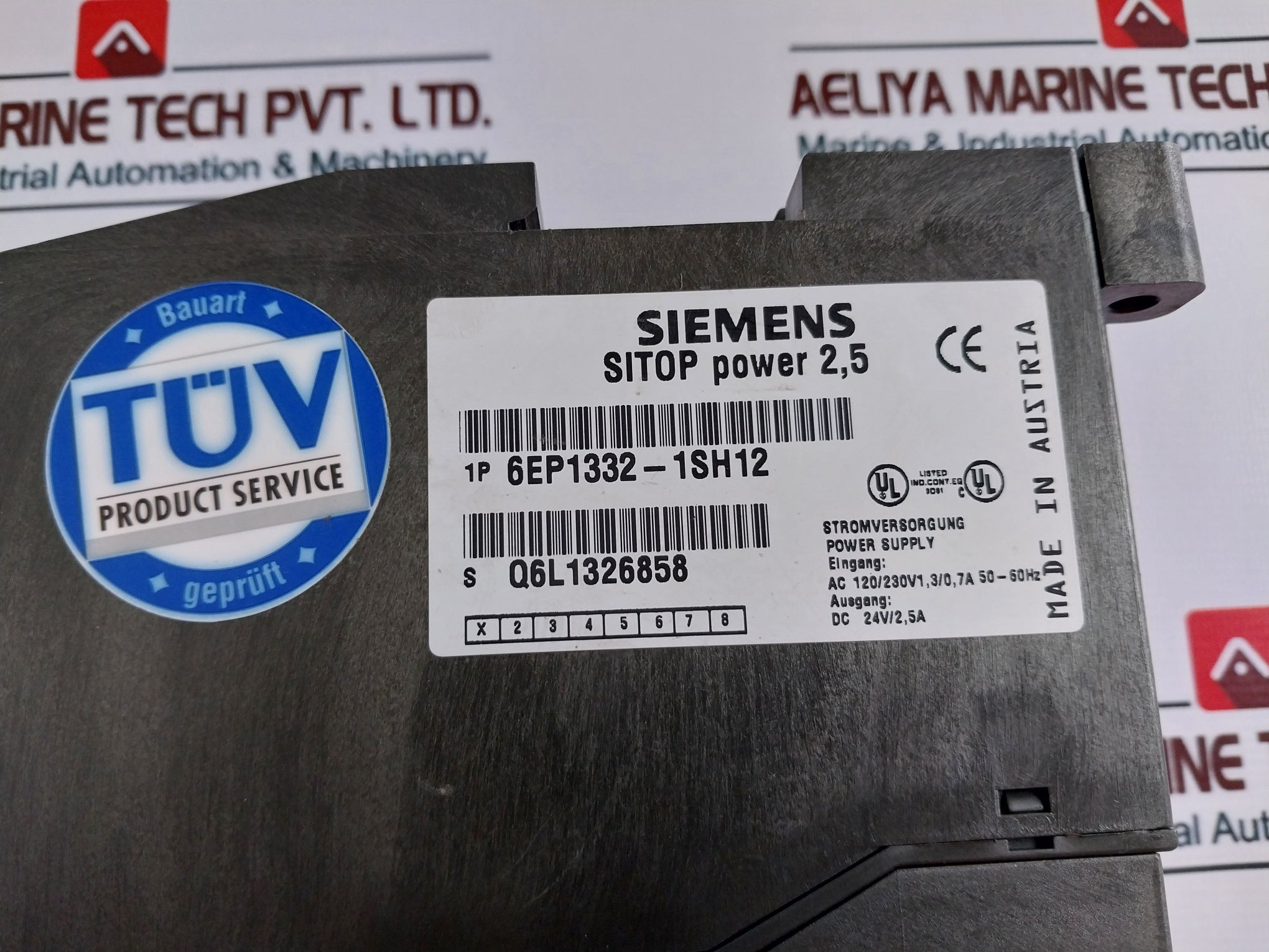 Siemens 6ep1 332-1sh12 Sitop Power 2.5 Power Supply Ac120/230v 1.3/0.7a 50-60hz