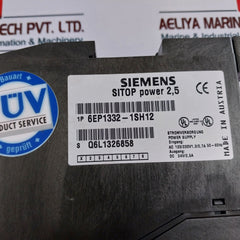 Siemens 6ep1 332-1sh12 Sitop Power 2.5 Power Supply Ac120/230v 1.3/0.7a 50-60hz