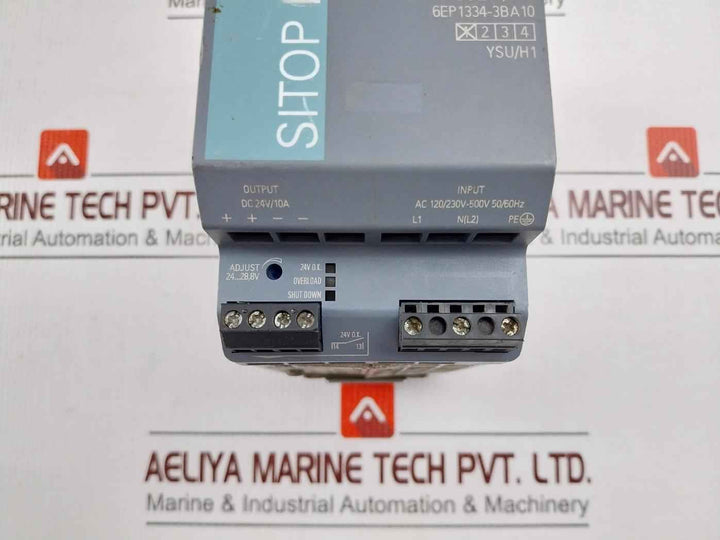 Siemens 6ep1334-3ba10 Sitop Psu200m Power Supply Ac 120-230v 4.4-2,4a 50-60hz