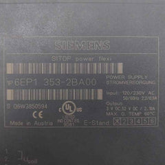 Siemens 6ep1 353-2ba00 Sitop Power Flexi Power Supply 120/230v Ac 50/60hz