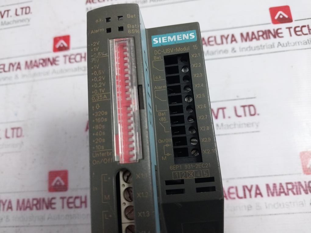 Siemens 6ep1 931-2ec21 Power Supply Module Dc 24v/16a