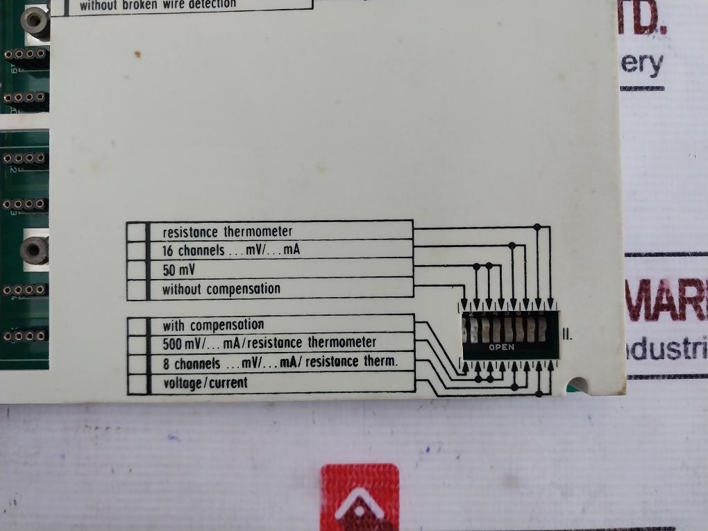 Siemens 6es5465-4ua11 Non Floating Analog Input Module 16 Inputs Simatic S5,465