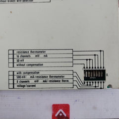 Siemens 6es5465-4ua11 Non Floating Analog Input Module 16 Inputs Simatic S5,465