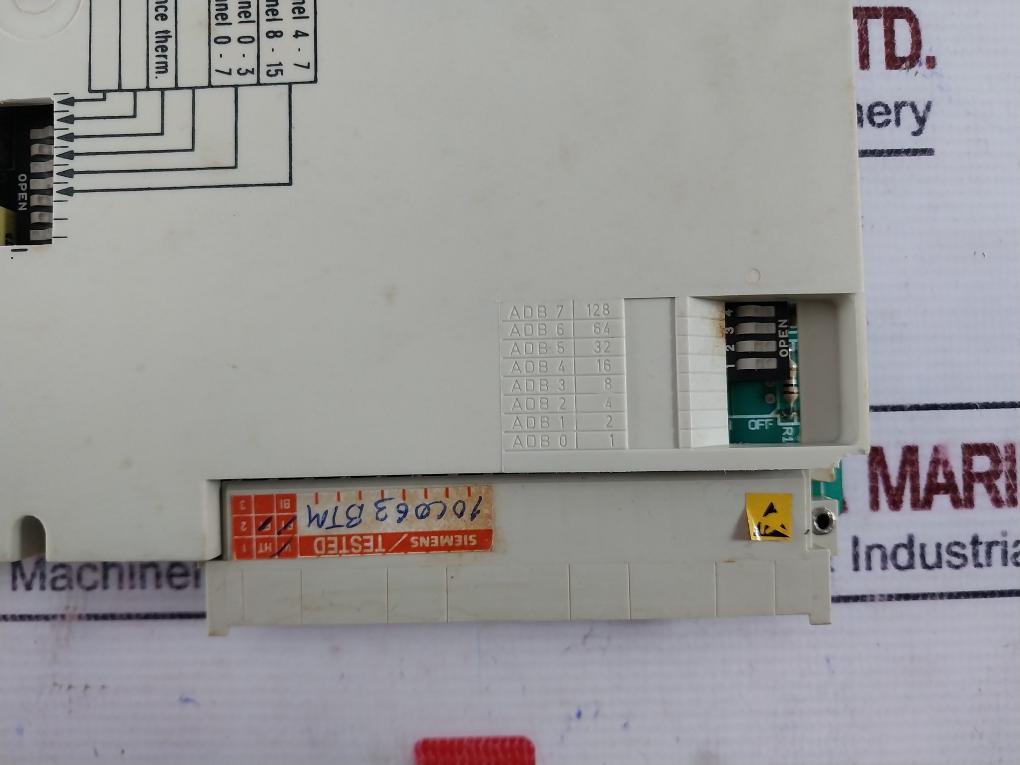 Siemens 6es5465-4ua11 Non Floating Analog Input Module 16 Inputs Simatic S5,465