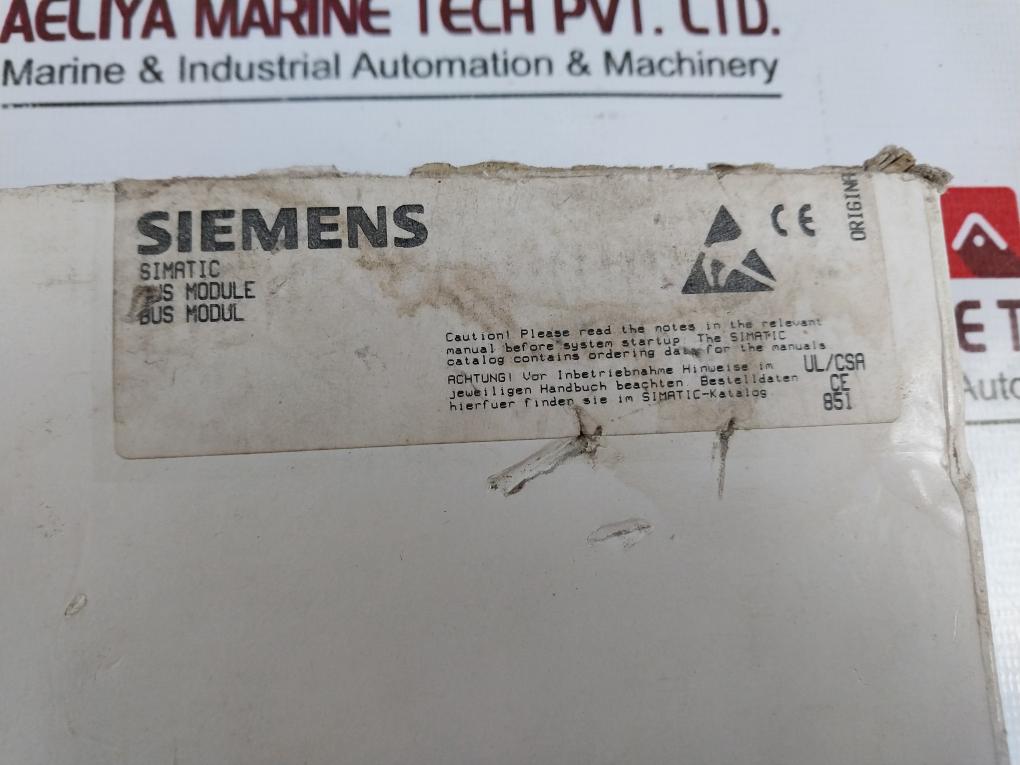 Siemens 6es5 700-8ma11 Bus Rack Module E-stand 06