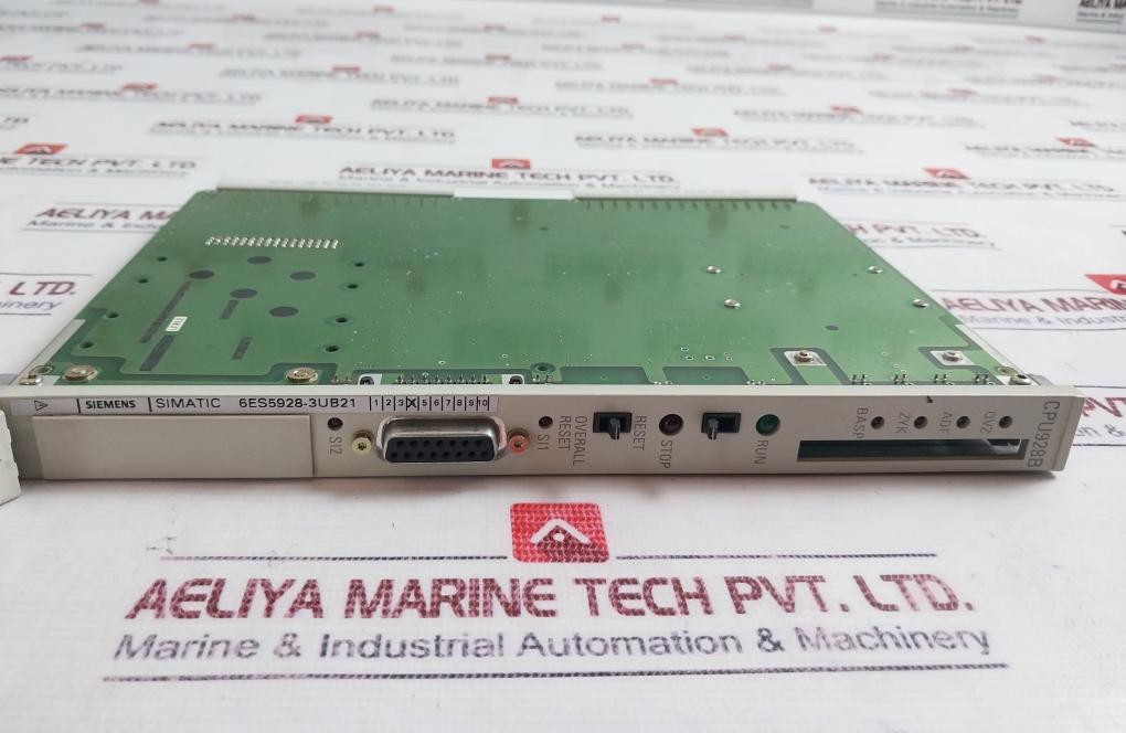 Siemens Simatic 6es5928-3ub21 Cpu928b Central Processing Unit Card