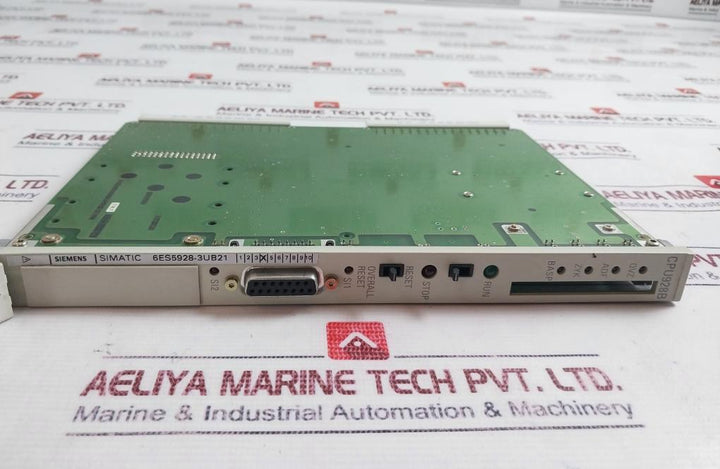 Siemens Simatic 6es5928-3ub21 Cpu928b Central Processing Unit Card