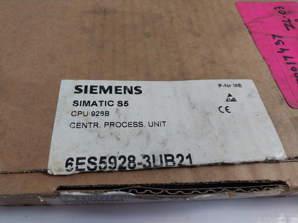 Siemens 6es5928-3ub21 Cpu928b Simatic Central Processing Unit Card