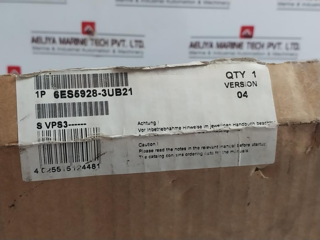 Siemens Simatic 6es5928-3ub21 Cpu928b Central Processing Unit Card