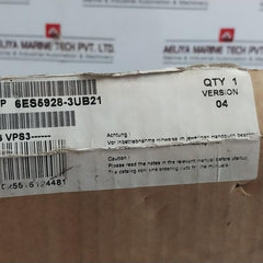 Siemens Simatic 6es5928-3ub21 Cpu928b Central Processing Unit Card