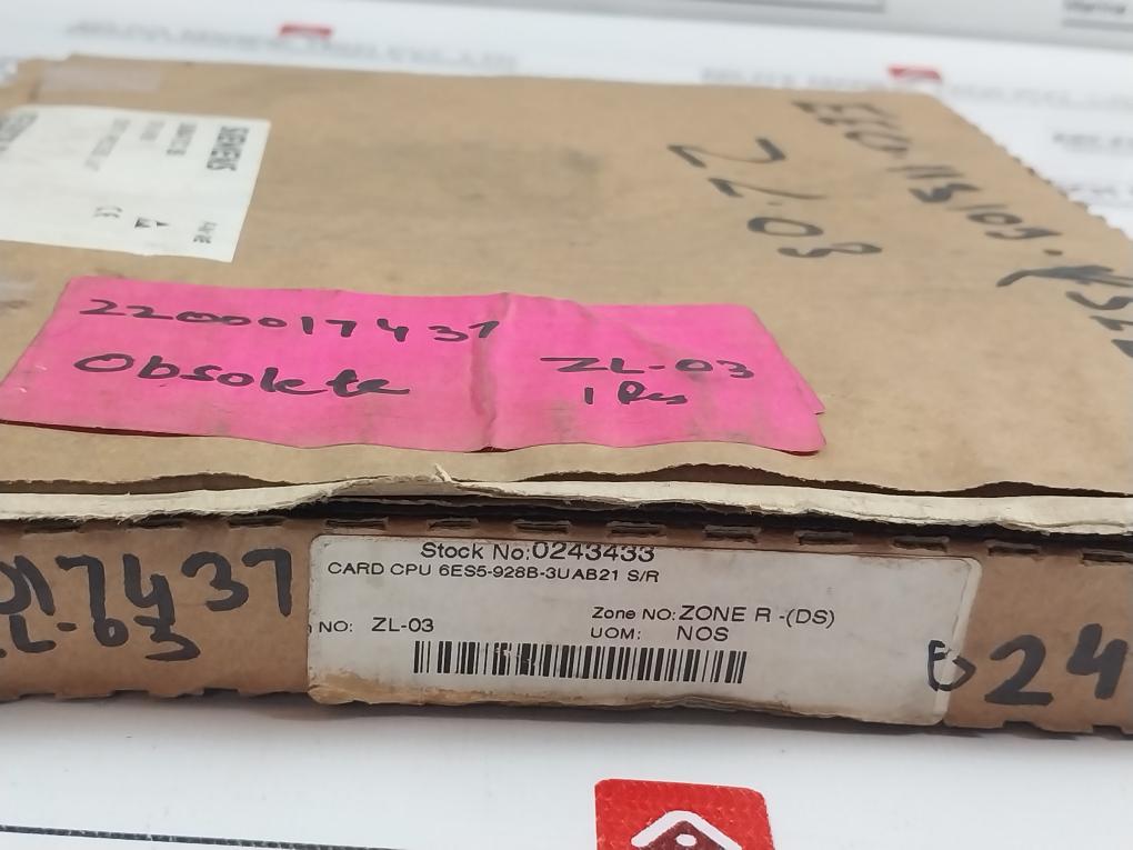 Siemens Simatic 6es5928-3ub21 Cpu928b Central Processing Unit Card