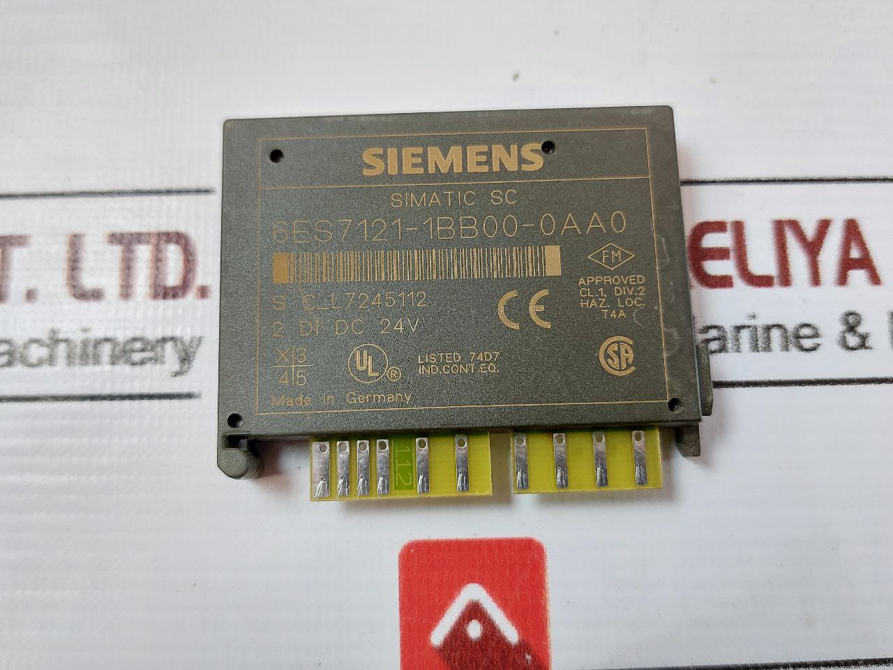 Siemens 6es7 120-0ah01-0aa0 Terminal Block With Digital Input / Output Module