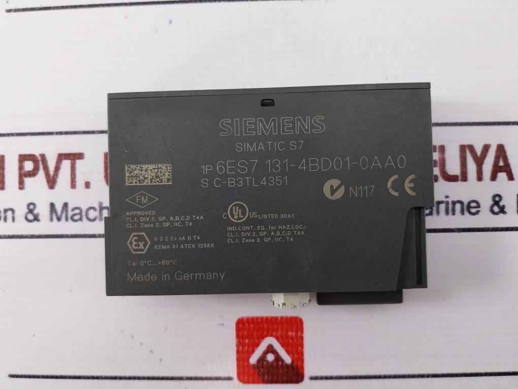 Siemens 6es7 131-4bd01-0aa0 Digital Input Module 24vdc