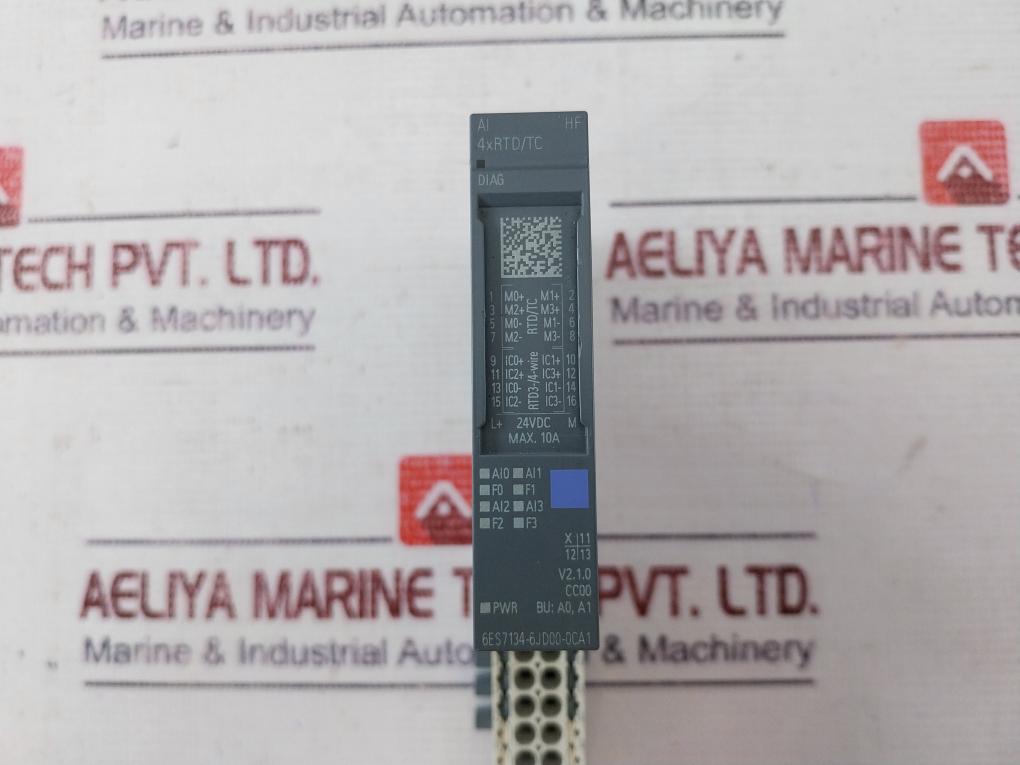 Siemens 6es7134-6jd00-0ca1 Simatic Et 200sp Analog Input Module