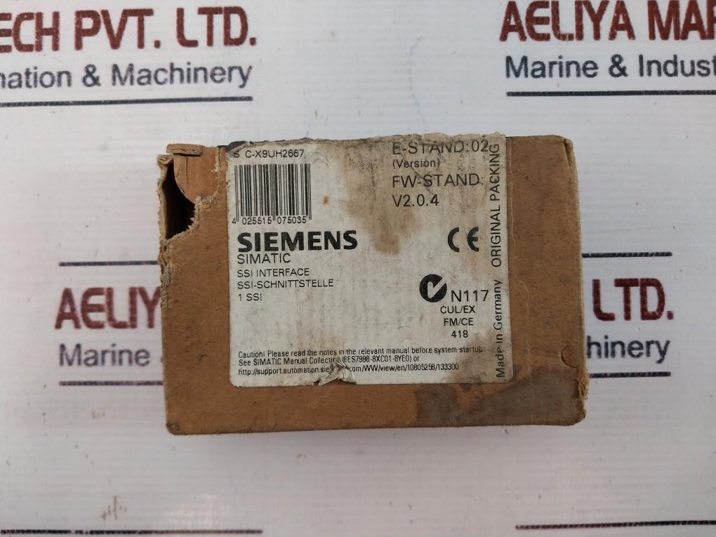 Siemens 6es7 138-4db03-0ab0 Analog Input Module