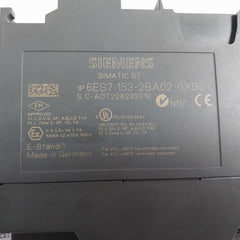 Siemens 6es7 153-2ba02-0xb0 Interface Module Simatic Dp Connection Et 200m