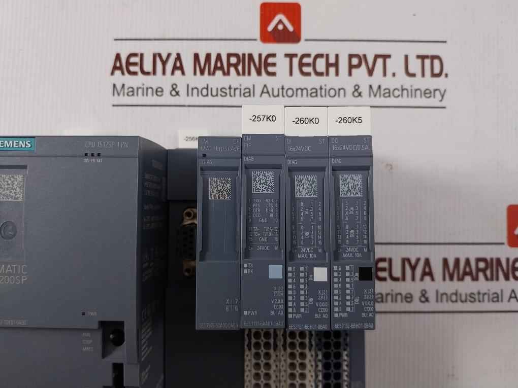 Siemens 6es7 193-6ar00-0aa0 Plc System Cpu 1512sp-1 Pn I/o Modules 24vdc