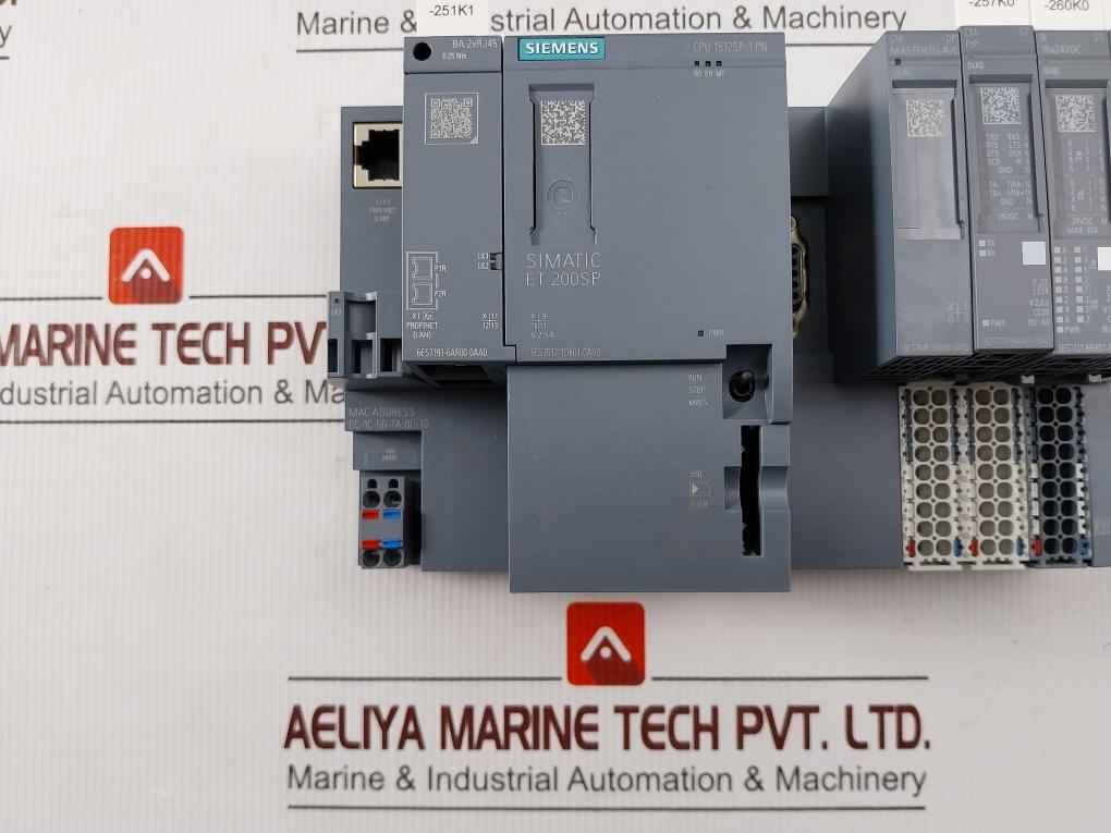 Siemens 6es7 193-6ar00-0aa0 Plc System Cpu 1512sp-1 Pn I/o Modules 24vdc