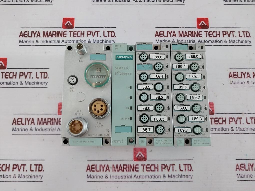 Siemens 6es7 194-4ad00-0aa0 Simatic Et 200pro Module Dc24v