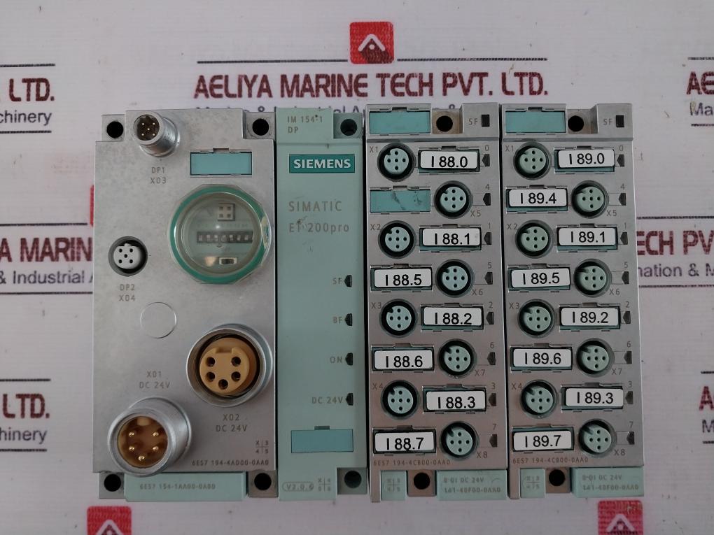 Siemens 6es7 194-4ad00-0aa0 Simatic Et 200pro Module Dc24v