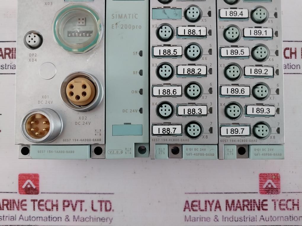 Siemens 6es7 194-4ad00-0aa0 Simatic Et 200pro Module Dc24v