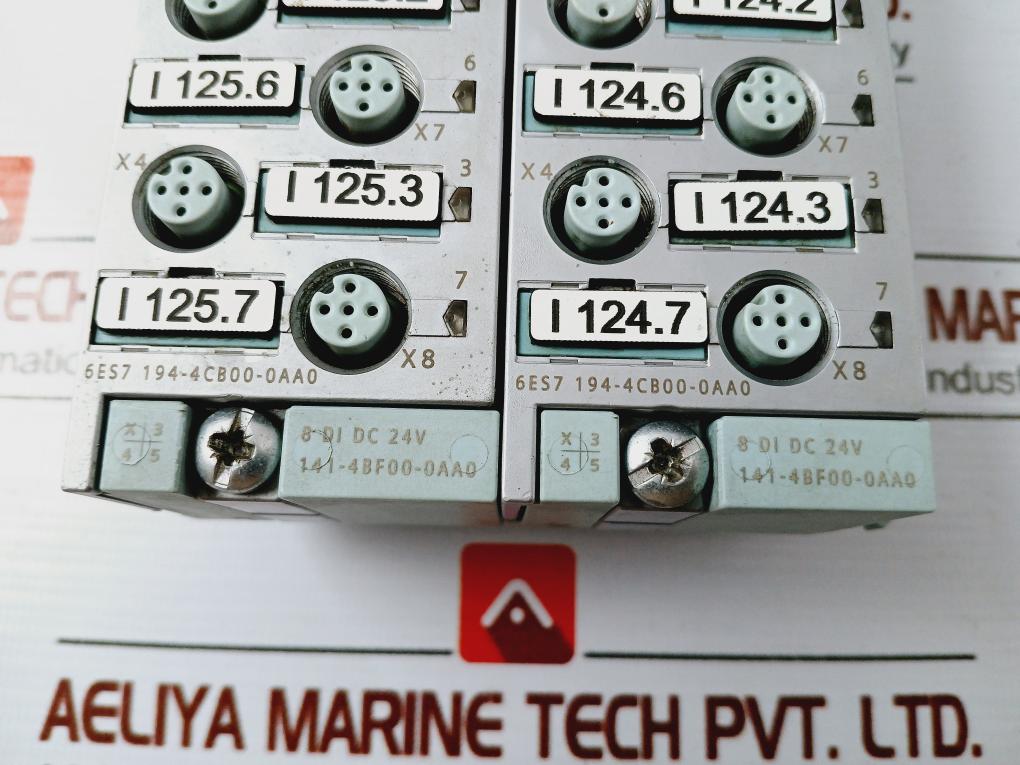 Siemens 6es7 194-4cb00-0aa0 8 Di Dc 24v Module 141-4bf00-0aa0