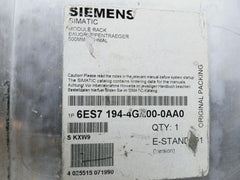 Siemens 6es7 194-4ga00-0aa0 Module Rack X 6 7 8/5