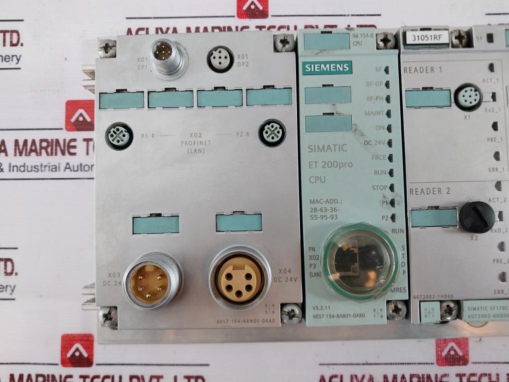 Siemens 6es7 194-4ga00-0aa0 Simatic Module Rack