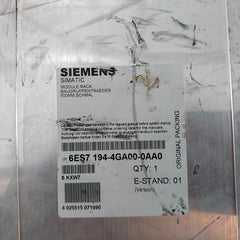Siemens 6es7 194-4ga00-0aa0 Simatic Module Rack