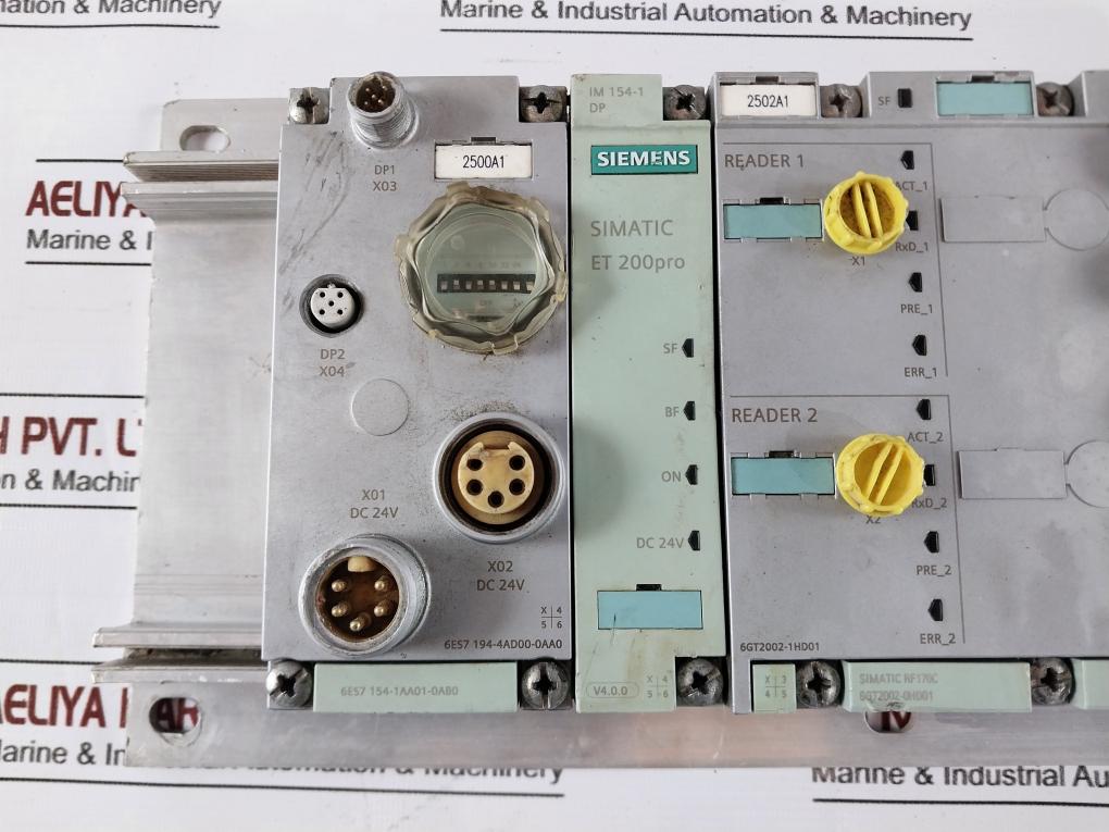 Siemens 6es7 194-4ga60-0aa0 Simatic Et 200pro Module Rack