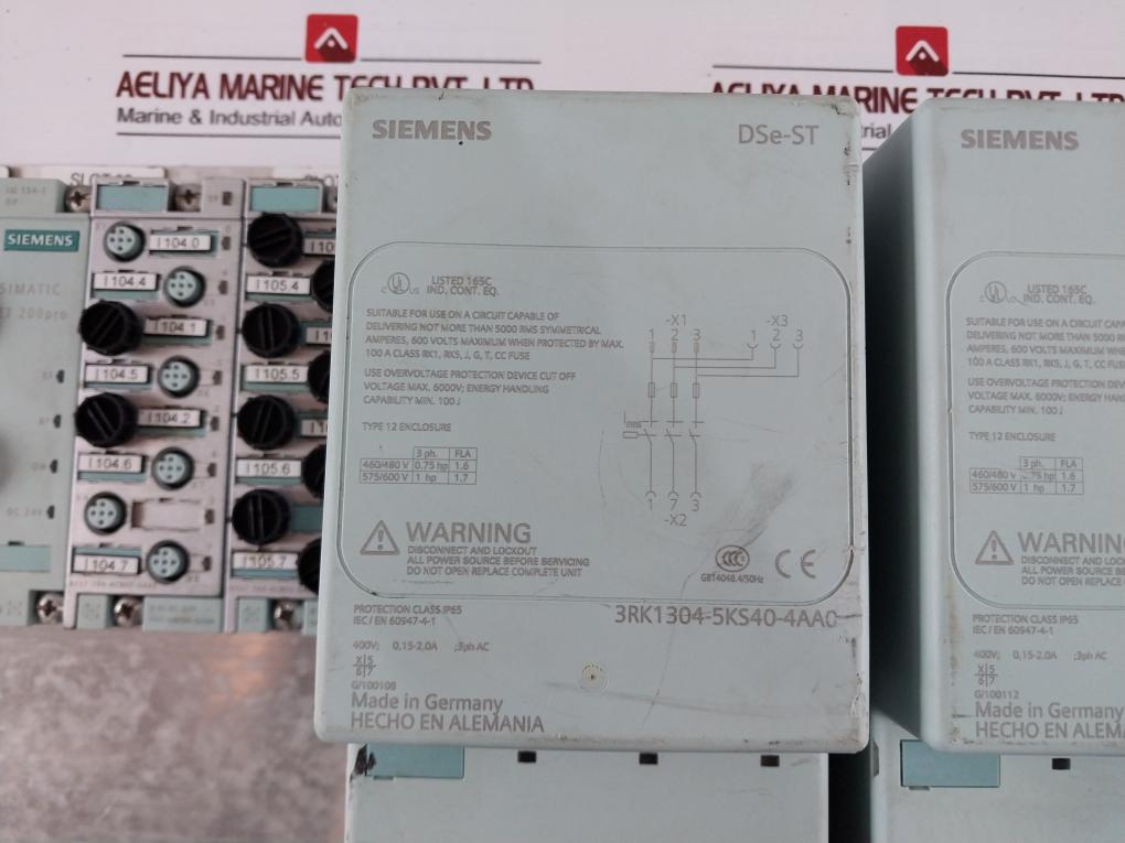 Siemens Simatic 6es7 194-4ga60-0aa0 Module Rack  Et 200pro