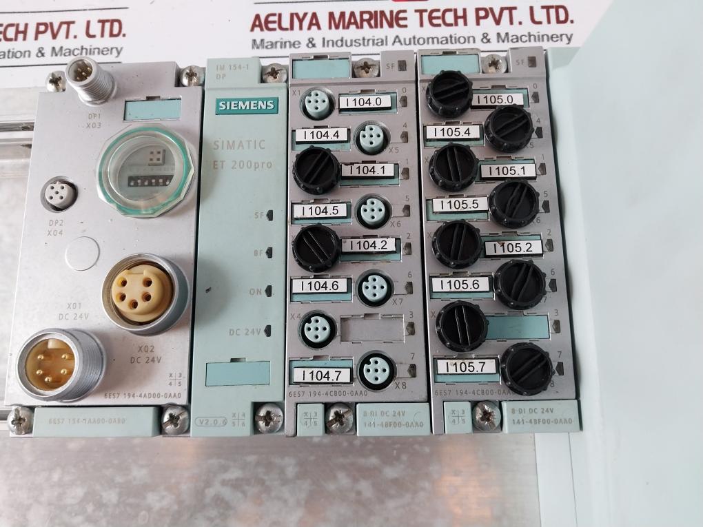 Siemens Simatic 6es7 194-4ga60-0aa0 Et 200pro Module Rack