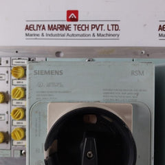 Siemens 6ES7194-4GB60-0AA0 SIMATIC DP Module Rack Broad Version + 3RK1304-0HS00-6AA0 ET 200 RSM Maintenance Switch Module + SIMATIC ET 200pro Multi-functional IO System