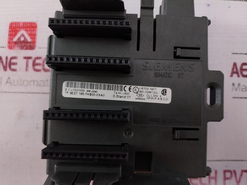 Siemens Simatic S7 6Es7 195-7Hb00-0Xa0 Bm 2X40 Module