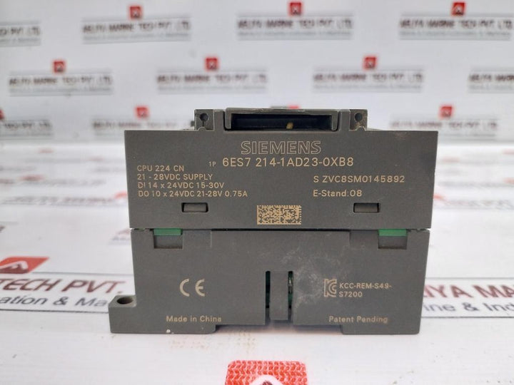 Siemens 6es7 214-1ad23-0xb8 S7-200 Cn Cpu 224 Compact Device