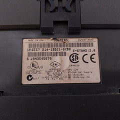 Siemens 6Es7 214-1Bd21-0Xb0 Simatic S7-200 Plc Module Cpu 224 Ac/Dc/Rly 85-264Va