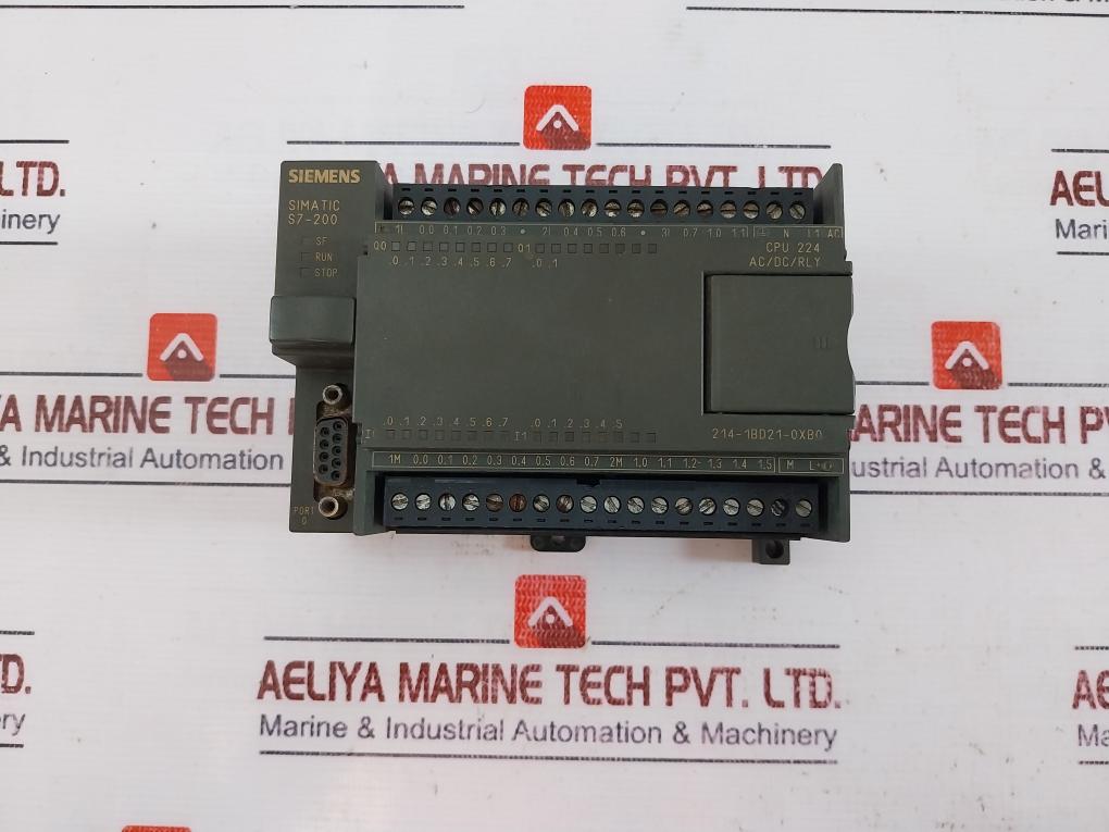 Siemens 6Es7 214-1Bd21-0Xb0 Simatic S7-200 Plc Module Cpu 224 Ac/Dc/Rly 85-264Va