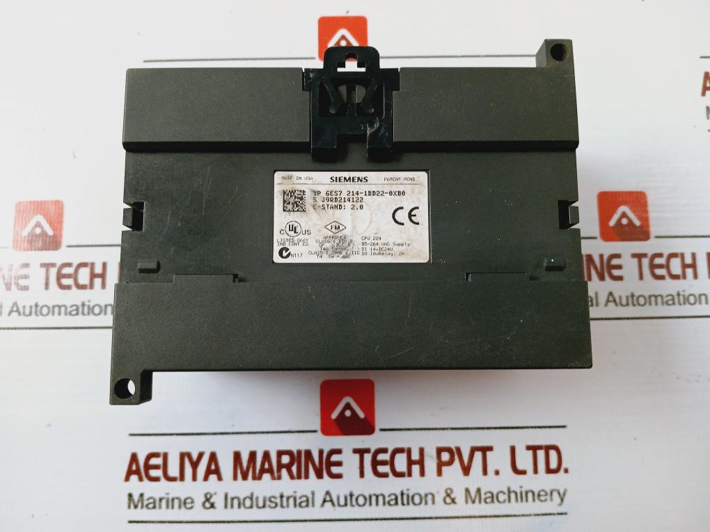 Siemens 6Es7 214-1Bd22-0Xb0 Plc Module Simatic S7-200 Cpu 224 Ac/Dc/Rly