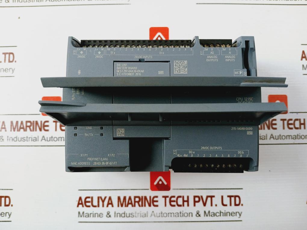 Siemens 6Es7 215-1Ag40-0Xb0 Cpu 1215C Module 24Vdc 1.5A