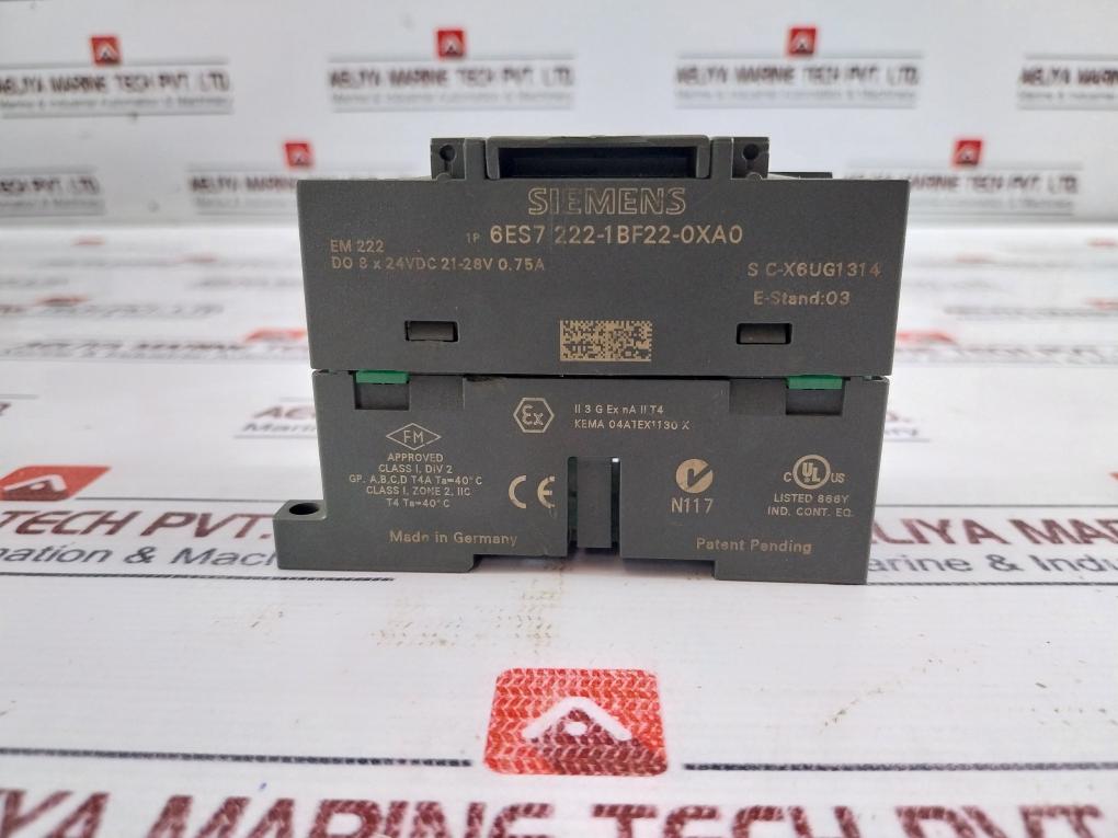 Siemens 1P 6Es7 222-1Bf22-0Xa0 Digital Output Em 222 For S7-22X Cpu