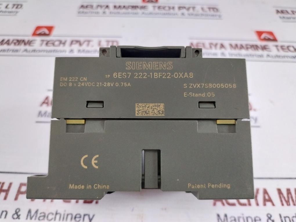 Siemens 1p 6es7 222-1bf22-0xa8 Digital Output Em 222 S7-22x Cpu