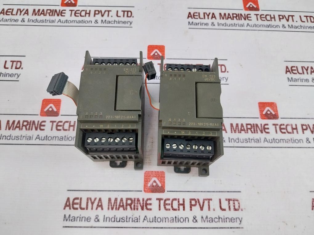 Siemens 6es7 223-1bf21-0xa0 Em 223 Dc/dc 4di 4do 24vdc Input/output Module