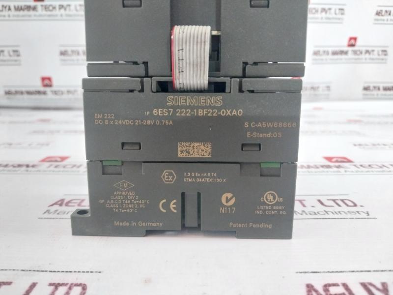 SIEMENS 6ES7 223-1BH22-0XA8 SIMATIC S7-200 Digital I/O Module EM 223 CN DC/DC